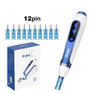Dr. Pen A11 Electric Microneedling Dermapen, with 10pcs 12pin Cartridges
