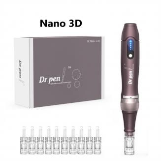 Dr. Pen A10 Electric Microneedling Dermapen, with 10pcs Nano 3D Cartridges