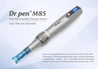 Dr. Pen M8s Electric Microneedling Dermapen, with 2pcs per Needle 12/18/24/36/42/Nano S/R Cartridges