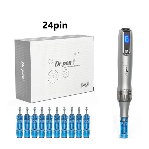 Dr. Pen M8s Electric Microneedling Dermapen, with 10pcs 24pin Cartridges