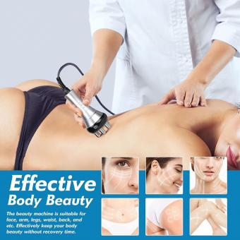 Professional 40K Ultrasonic Cavitation Machine, 4in1 Radio-frequency Body Slimming Sculpting Device for Fat Burn and Full Body Massage, US Plug