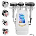 Professional 40K Ultrasonic Cavitation Machine, 4in1 Radio-frequency Body Slimming Sculpting Device for Fat Burn and Full Body Massage, UK Plug