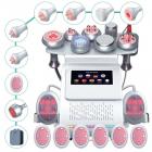 Professional 80K Ultrasonic Cavitation Machine, 9in1 All in One Radio-frequency Body Slimming Sculpting Device, with 6 EMS Pads, US Plug