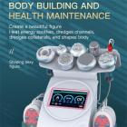 Professional 80K Ultrasonic Cavitation Machine, 9in1 All in One Radio-frequency Body Slimming Sculpting Device, with 6 EMS Pads, US Plug