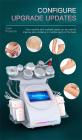 Professional 80K Ultrasonic Cavitation Machine, 9in1 All in One Radio-frequency Body Slimming Sculpting Device, with 8 Lipolaser Pads, US Plug