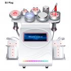 Professional 80K Ultrasonic Cavitation Machine, 9in1 All in One Radio-frequency Body Slimming Sculpting Device, with 8 Lipolaser Pads, EU Plug