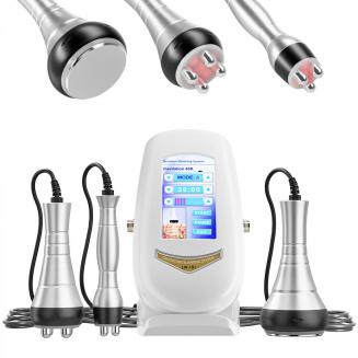 Professional 40K Ultrasonic Cavitation Machine, 3in1 Radio-frequency Body Slimming Sculpting Device for Fat Burn and Full Body Massage, US Plug